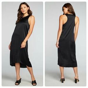 Chaser Black Slip Dress